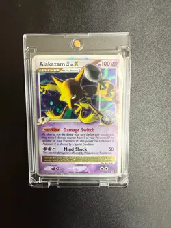 Pokemon Alakazam TCG LV.X Holo Rare Card 103/111 Rising Rivals Series 103/111 - Image 2