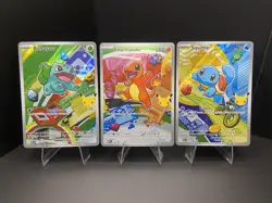 Pokemon First Partner Illustration Collection MEP Bulbasaur Charmander Squirtle - Image 1