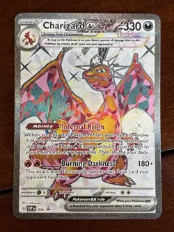 Pokemon Scarlet & Violet Promo Charizard Ex 056 Full Art Holo - Image 1