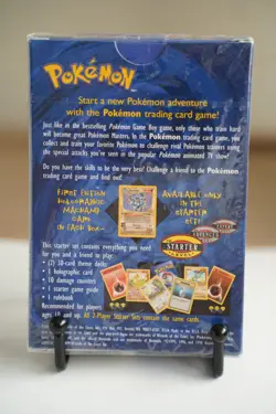 1999 Pokemon Base Set 2 Player Starter Theme Deck WOTC Machamp Vintage - Image 2