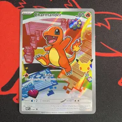 Pokemon TCG Charmander MEP 038 First Partner Illustration Rare Promo NM - Image 1