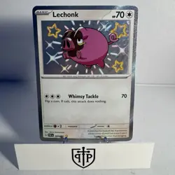 Pokemon TCG - Lechonk 207/091 Paldean Fates - Shiny Rare - NM - Image 1