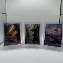 Pokemon TCG 151 (Charizard EX SIR 199, Charmander IR 168, Charmeleon IR 169) Set - Image 1