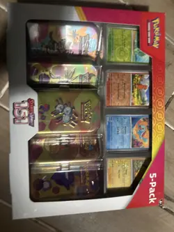 Pokemon TCG 151 Mini Tin Bundle Costco Exclusive – 5 Tins – Factory Sealed. - Image 1