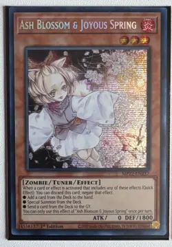 Ash Blossom & Joyous Spring MP22-EN257 Secret Rare 1st Edition Yugioh - Image 1