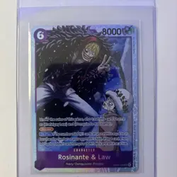Rosinante & Law EB04-038 SR Foil English One Piece Card Game Azure Sea’s Seven - Image 2