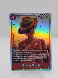 One Piece TCG Monkey.D.Luffy OP12-015 Super Rare NM - Image 1
