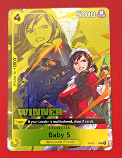 One Piece TCG Baby 5 OP12-112 R Winner Card - Image 1