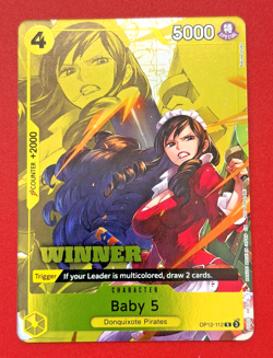 One Piece TCG Baby 5 OP12-112 R Winner Card - Image 2
