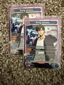 Union Arena Solo Leveling - Sung Jinwoo SR SLG-1-022 Super Rare (Lotl) - Image 1