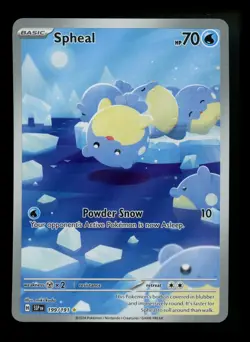 Spheal 199/191 Surging Sparks 2024 IR Holo Rare Pokemon Card TCG - Image 1