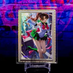 Makoto Kino Premium Waifu Trading Card Goddess MVR Silver Holo Sailor Jupiter - Image 1