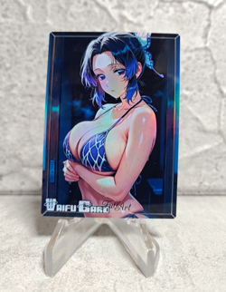 Shinobu Trading Card Waifu Goddess Story Anime Girl holo Karte Manga Full Art - Image 1
