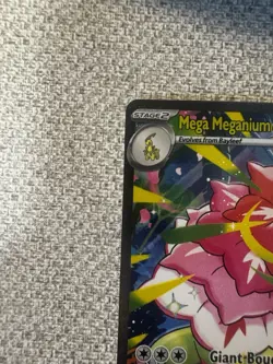 Pokemon TCG Mega Meganium EX Holo Rare ASC 272/217 Grass Card - Image 2