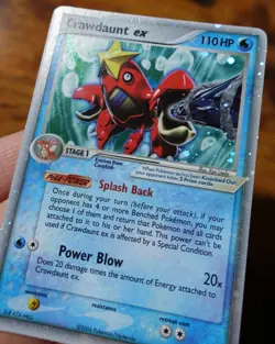 Crawdaunt ex 99/110 Holo EX Holon Phantoms Pokemon Card VLP-NM - Image 3
