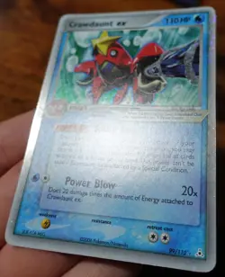 Crawdaunt ex 99/110 Holo EX Holon Phantoms Pokemon Card VLP-NM - Image 5