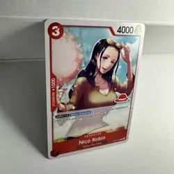 One Piece Card, Nico Robin ST21-010 C, Red straw hat logo 11, Tag Nami Vivi - Image 3