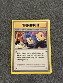 Here Comes Team Rocket! 113/108 Evolutions Secret Rare Non Holo Pokemon Card - Image 1