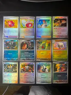 Pokemon Prismatic Evolution 12 Card Lot Masterball Foil & Pokeball Foil Umbreon - Image 1