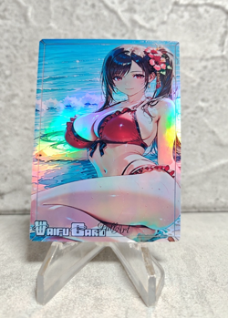 Tifa Lockhart Trading Card Waifu Goddess Story Anime Girl holo Karte Manga Full - Image 1
