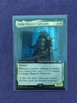 Judge Magister Gabranth (Extended Art) FOIL - FINAL FANTASY (FIN) (495) MTG - Image 1