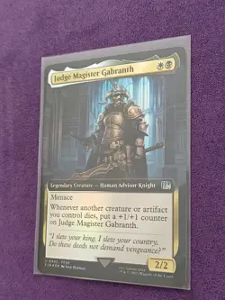 Judge Magister Gabranth (Extended Art) FOIL - FINAL FANTASY (FIN) (495) MTG - Image 2