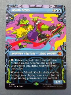 Mondo Gecko (Showcase) - Teenage Mutant Ninja Turtles Regular MTG TMT #231 NM - Image 1