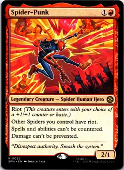 Spider-Punk R Marvel's Spider-Man 92 NM - Image 1