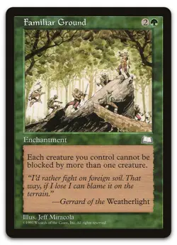 Familiar Ground (NM) Weatherlight WTH Magic MTG - Image 1