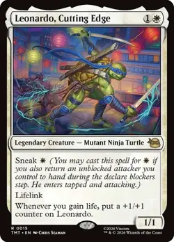 Leonardo, Cutting Edge [TMNT] MTG - Image 1