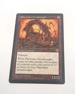 Phyrexian Dreadnought MTG Mirage Rare Vintage NM Reserved List - Image 1