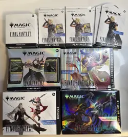 Magic The Gathering Final Fantasy Gift Bundle Collector Prerelease Play Pack Lot - Image 1