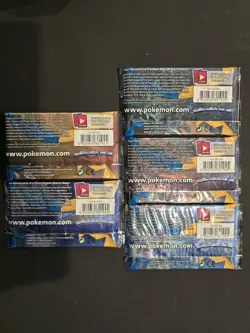 Pokemon TCG Sun and Moon Base Set Booster Pack Complete Art Set of 5 lot - Image 2