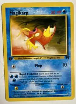 Pokemon TCG Magikarp Team Rocket 47/82 1ST EDITION Non Holo Near Mint - Image 1