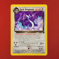 5-08-13 PWE pokemon unplayed 2000 team rocket 33/82 dark dragonair . (B) - Image 1