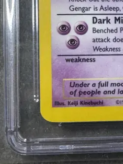 Pokemon TCG Gengar Fossil Unlimited Holographic 5/62 CGC 7.5 - Image 4