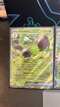 Pokemon TCG Holo EX (3) Card Lot - Arboliva EX, Yanmega EX, Holo Grass Energy - Image 2