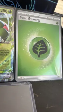 Pokemon TCG Holo EX (3) Card Lot - Arboliva EX, Yanmega EX, Holo Grass Energy - Image 4