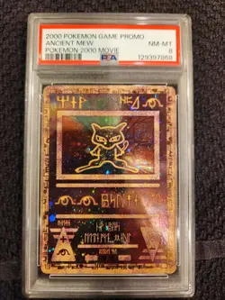 2000 POKEMON MOVIE ANCIENT MEW PSA 8 - Image 1