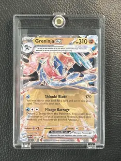 Pokemon Greninja ex Metal 106/167 Double Rare GameStop Box Promo - Image 1