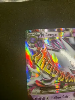Pokemon Mega M Gengar EX XY166 Full Art Black Star Promo - Image 4