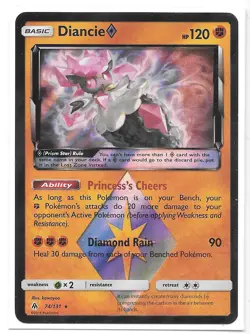 Pokemon DIANCIE Star Prism Holo Foil 74/131 RARA Ingles Forbidden Light - Image 1