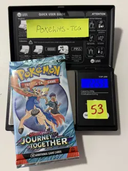 (HEAVY)🔥 22.53g Pokemon TCG Journey Together Booster Pack Factory Sealed✅ - Image 1