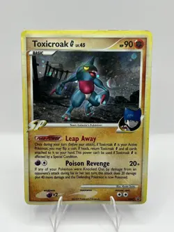 Toxicroak G DP41 Black Star Promo Diamond & Pearl Holo 2009 Pokemon TCG MP - Image 5