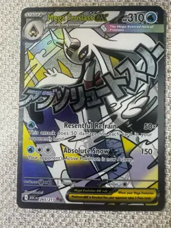 Pokemon Mega Froslass EX Full Art Holo ASC 265/217 Stage 1 Ancient HP310 English - Image 1
