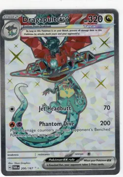 2024 Pokemon Twilight Masquerade Dragapult ex Ultra Rare #200/167 - Image 1