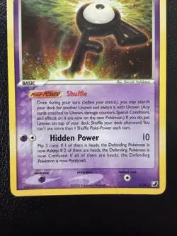 Pokemon TCG Unown F/28 Unseen Forces Holo Rare LP - Image 3