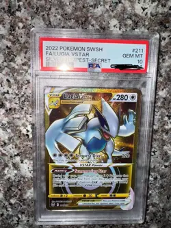 Pokemon Silver Tempest Lugia VSTAR Gold Secret Rare PSA 10 - Image 1