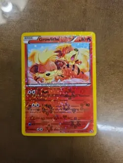 Growlithe RC4/RC25 Legendary Treasures: Radiant Collection Holo Pokemon - LP+ - Image 1