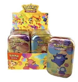 Pokemon Scarlet & Violet 151 Mini Tins Display Case - 10x Factory Sealed Tins - Image 1